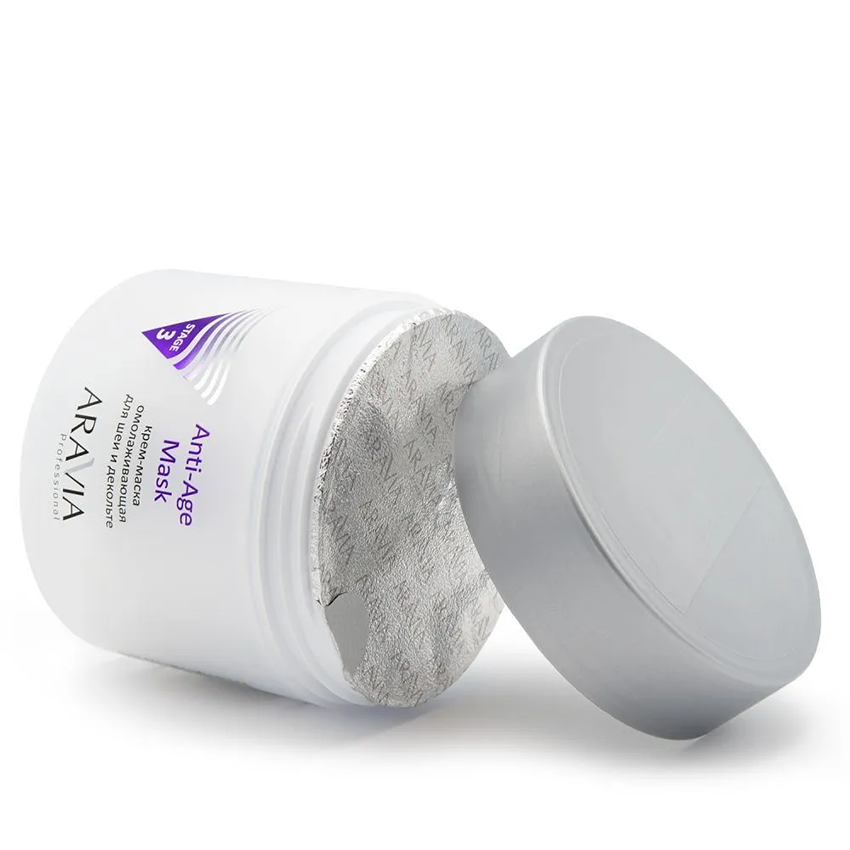 ARAVIA Professional Крем-маска омолаживающая для шеи декольте / Anti-Age Mask 300 мл, фото 2