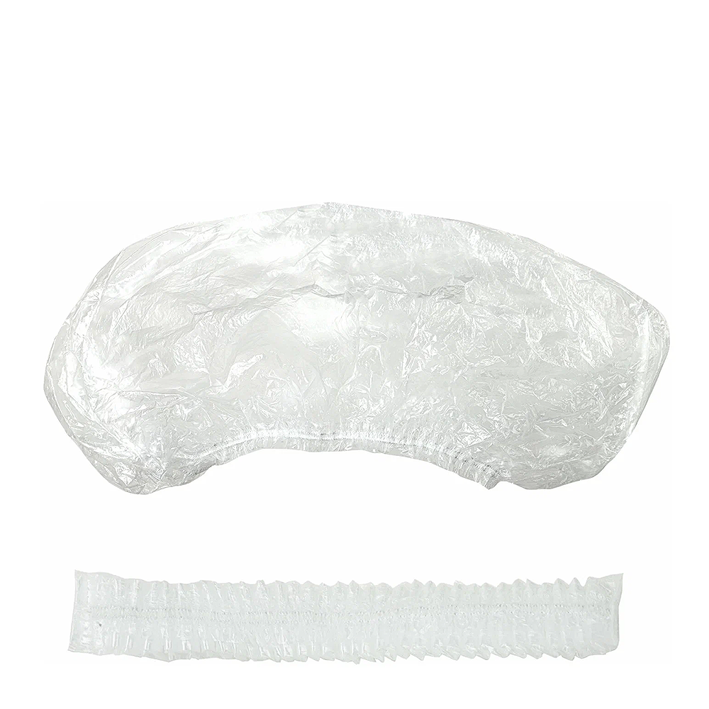 ЧИСТОВЬЕ Шапочка для душа полиэтилен, прозрачная 10 шт, фото 1