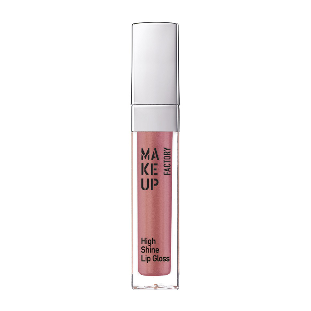 MAKE UP FACTORY Блеск с эффектом влажных губ, 38 радужный абрикос / High Shine Lip Gloss 6,5 мл, фото 1