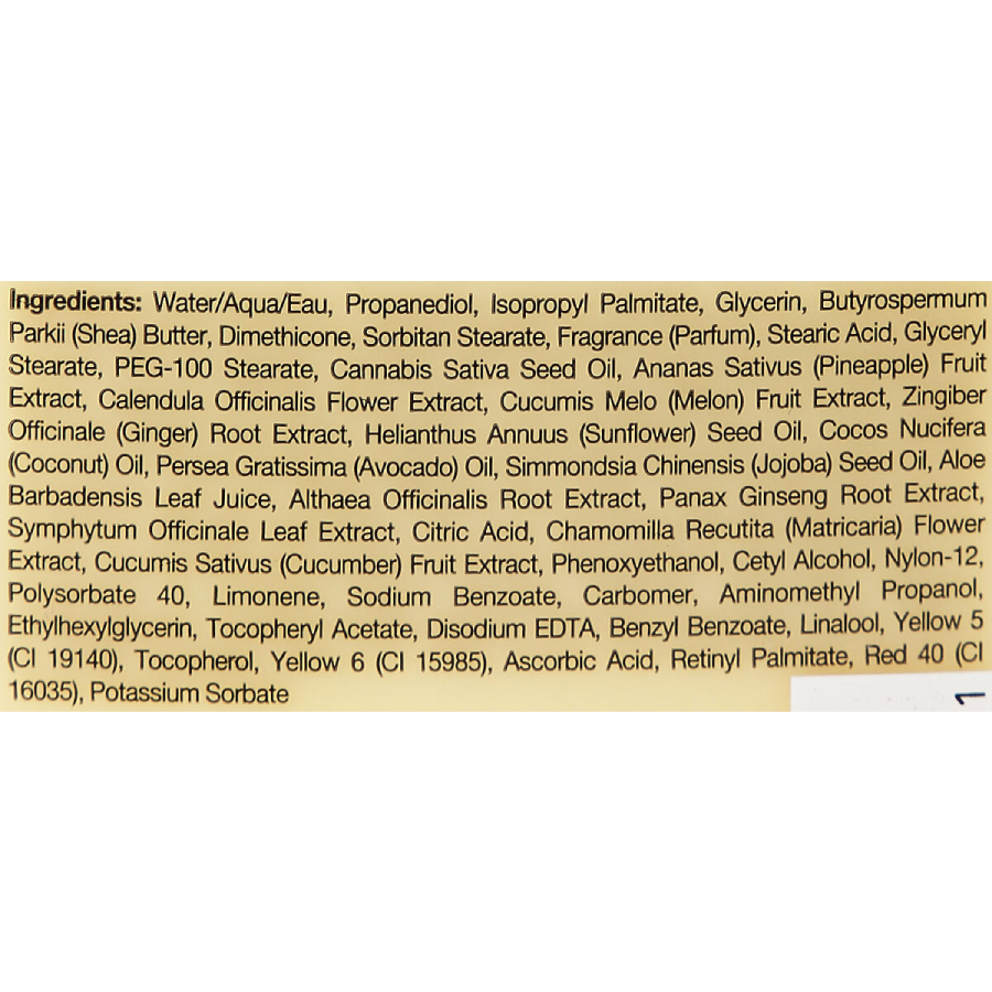 HEMPZ Молочко увлажняющее для тела, ананас и медовая дыня / Sweet Pineapple & Honey Melon Moisturise 500 мл, фото 3