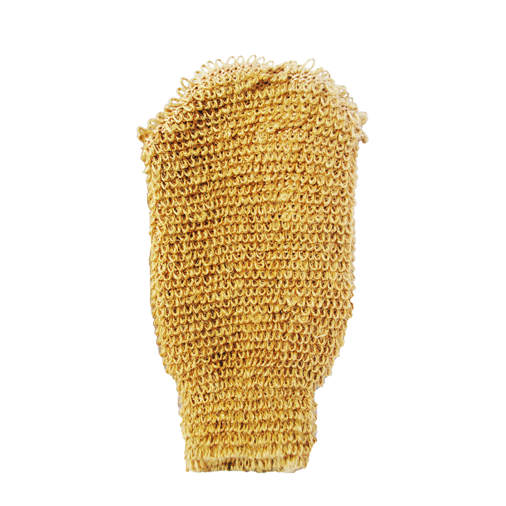 BEAUTY FORMAT Мочалка натуральная из волокна джута, варежка / BEAUTY FORMAT 1 шт, фото 1