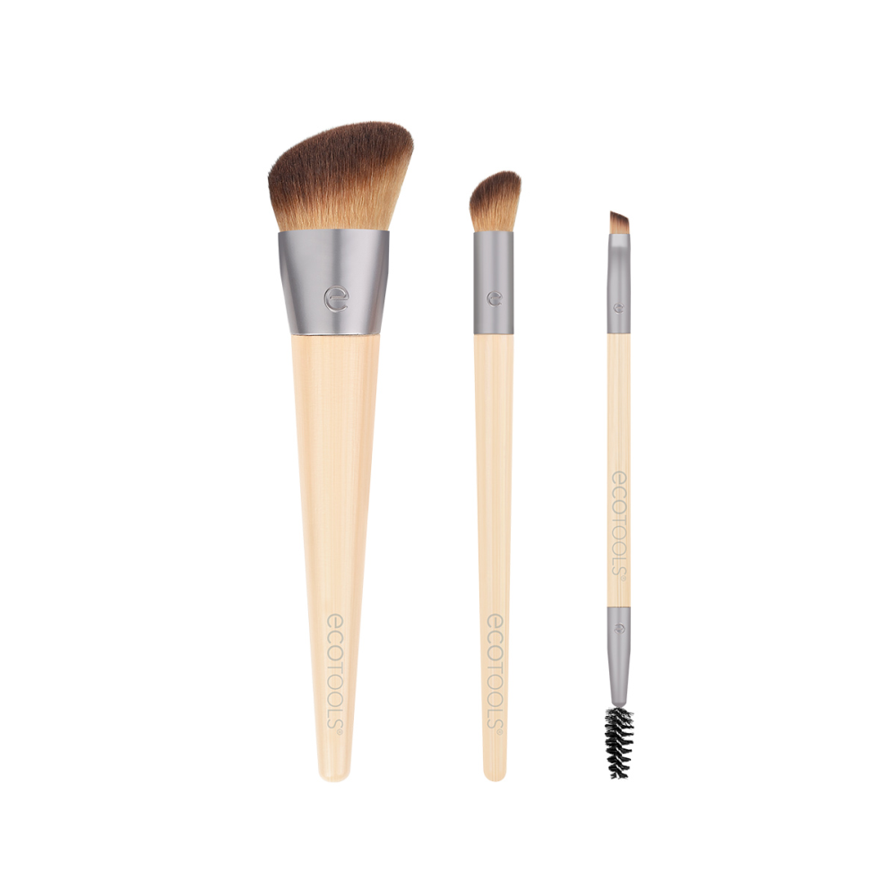 ECOTOOLS Набор кистей для макияжа / New Natural Conceal, Enhance + Sculpt Trio, фото 3
