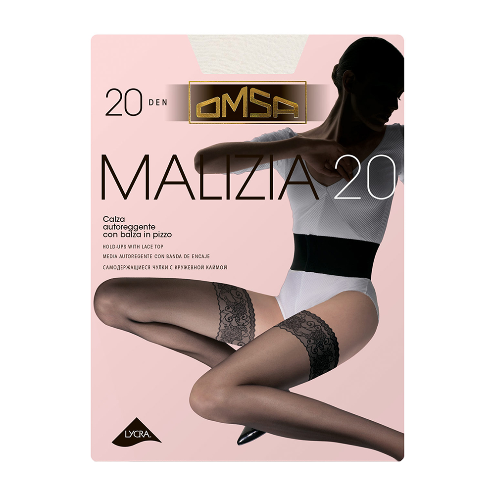 OMSA Чулки Bianco 2 / Malizia 20, фото 1