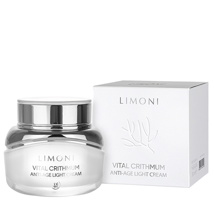 LIMONI Крем антивозрастной лёгкий для лица с критмумом / Vital Crithmum Anti-age Light Cream 50 мл, фото 2