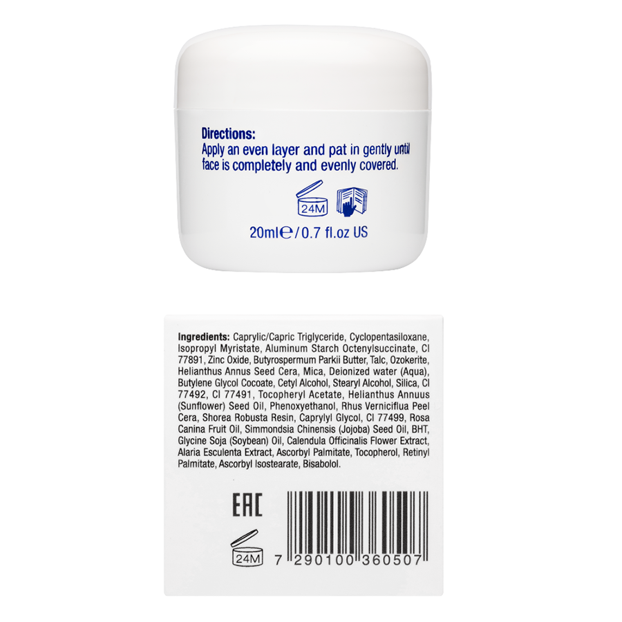 CHRISTINA Крем постпилинговый тональный защитный (шаг 5) / Post Peeling Cover Cream Rose de Mer 20 мл, фото 3