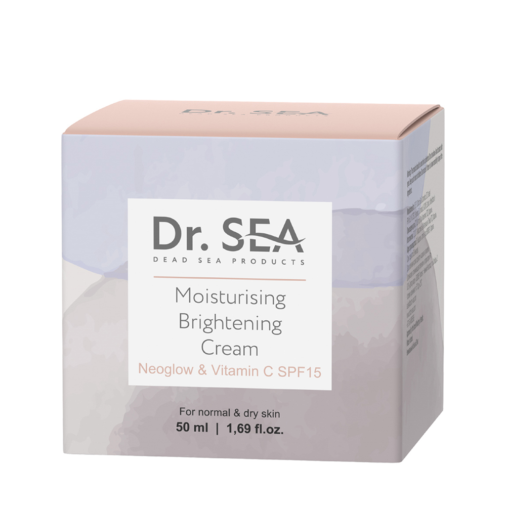 DR. SEA Крем увлажняющий с комплексом Neoglow и витамином С Сияние кожи SPF15 / Dr.Sea 50 мл, фото 3