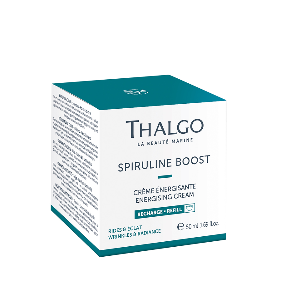 THALGO Крем энергизирующий для сияния и коррекции морщин, сменный блок / SPIRULINE BOOST 50 мл, фото 2