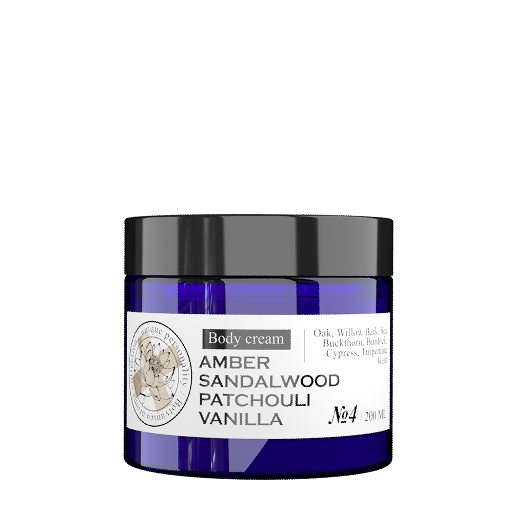 MANIAC GOURMET Крем парфюмированный для тела №4 Амбра, Сандал, Пачули, Ваниль 200 мл, фото 1