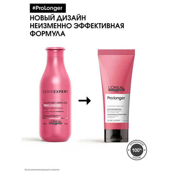 L'OREAL PROFESSIONNEL Кондиционер для восстановления волос по длине / PRO LONGER 200 мл, фото 6