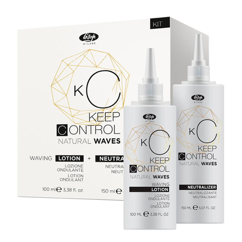 LISAP MILANO Набор для перманентной завивки (лосьон 100 мл + нейтрализатор 150 мл) KEEP CONTROL, фото 1