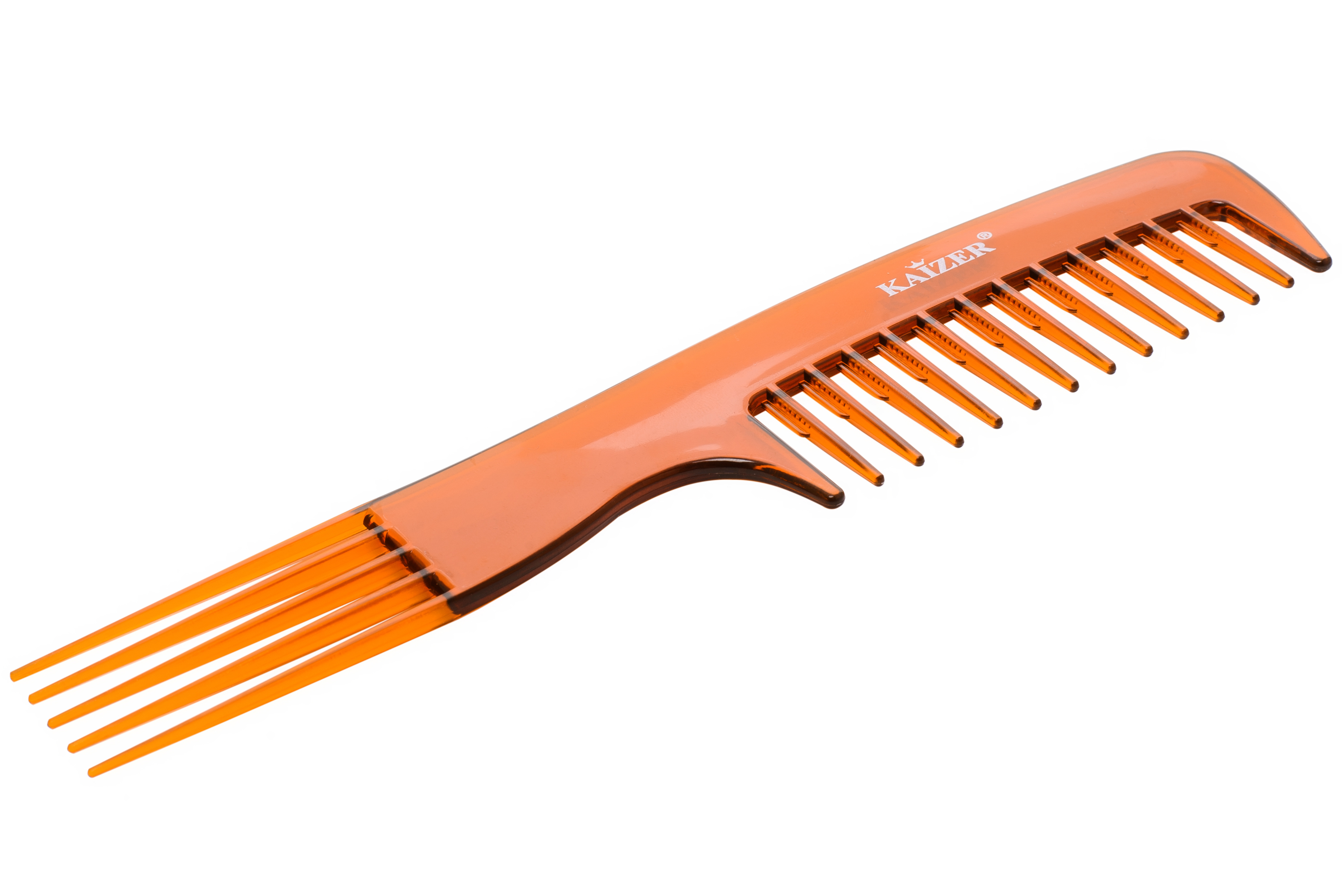 KAIZER Гребень пластиковый с разделителями, цвет коричневый, фото 3