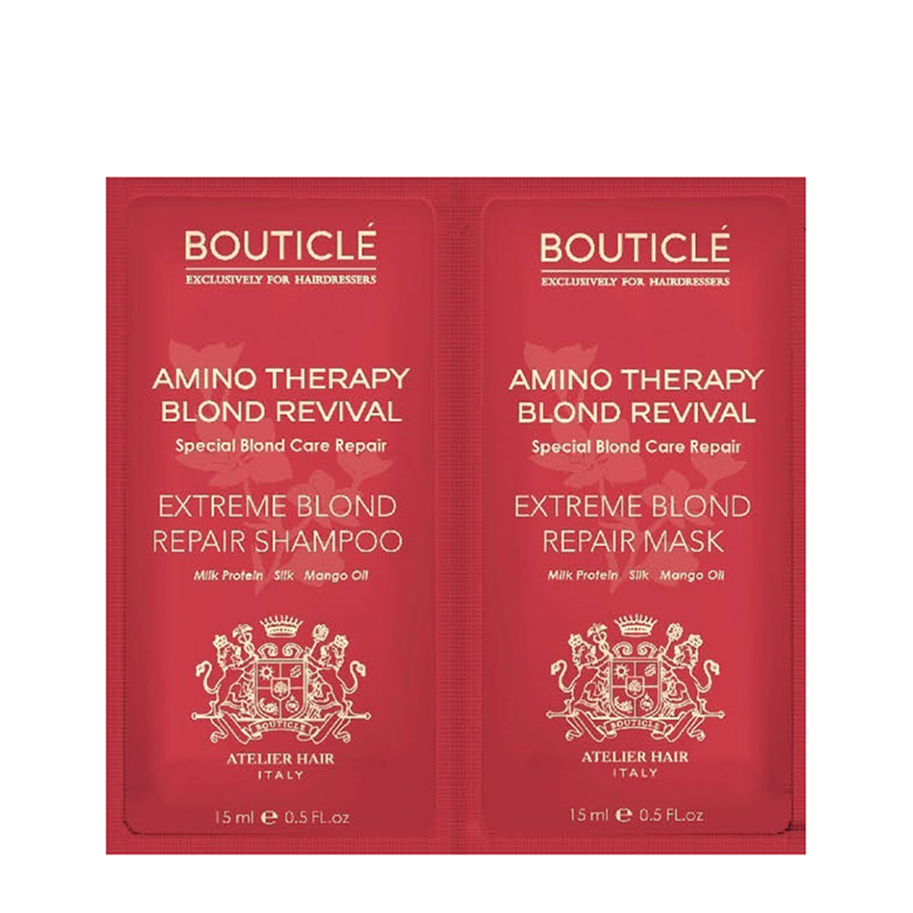 BOUTICLE Набор для волос (шампунь 15 мл + маска 15 мл) Extreme Blond Repair, фото 1
