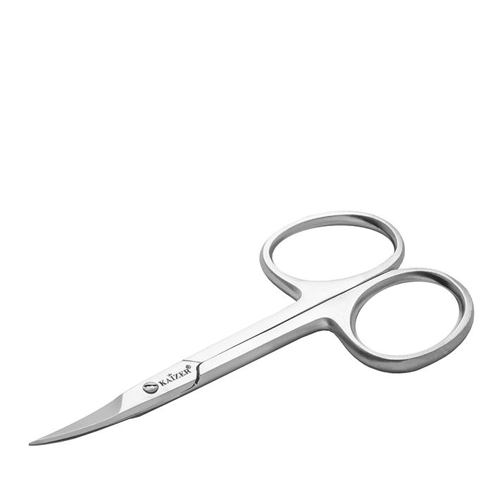 KAIZER Ножницы маникюрные, закругленные, матовые, ручная алмазная заточка, фото 1