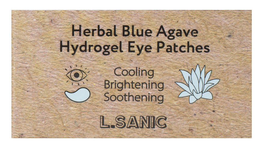 L.SANIC Патчи гидрогелевые с экстрактом голубой агавы для области вокруг глаз 60 шт, фото 5