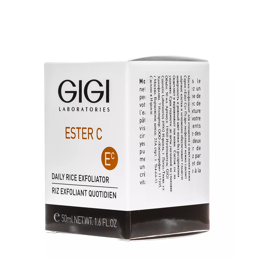 GIGI Эксфолиант для очищения и микрошлифовки кожи / ESTER C Daily RICE Exfoliator 50 мл, фото 3