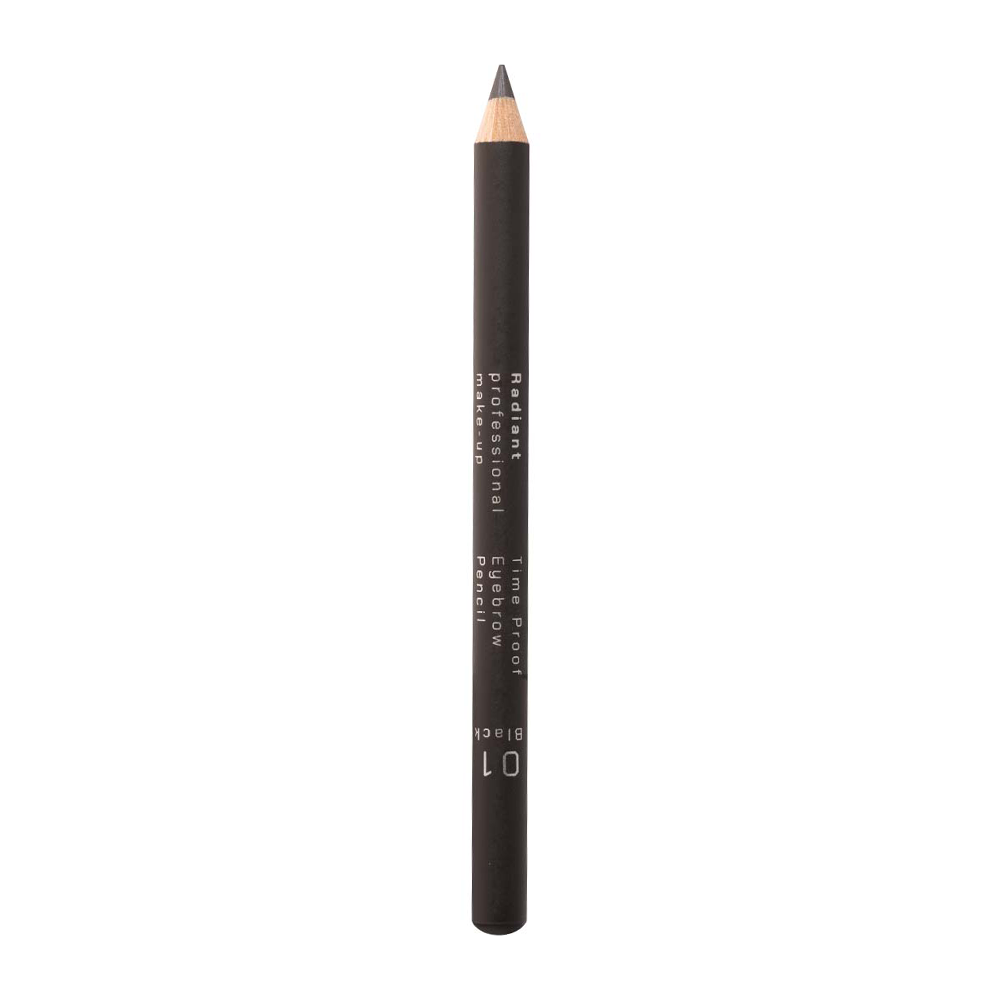 RADIANT PROFESSIONAL MAKE-UP Карандаш для бровей, 1 черный / Time Proof Eyebrow Pencil 1,14 гр, фото 1