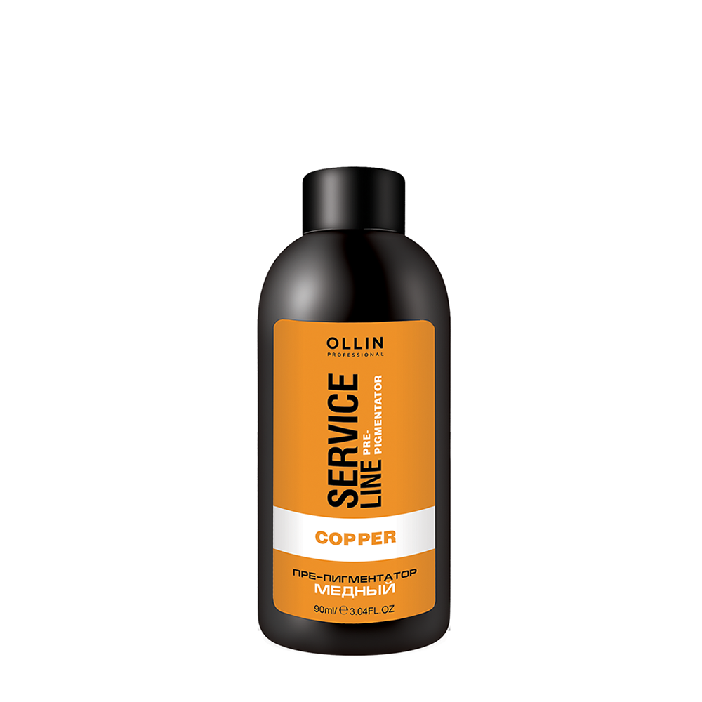 OLLIN PROFESSIONAL Флюид-препигментатор, медный / Copper Fluid-Pre-Color 90 мл, фото 1