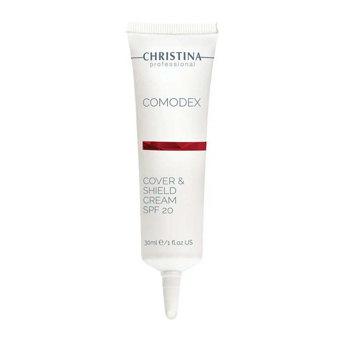 CHRISTINA Крем защитный с тоном SPF 20 / Cover & Shield Cream Comodex 30 мл, фото 1
