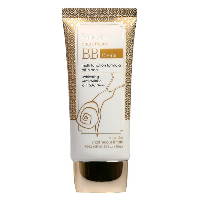 FARMSTAY BB-крем восстанавливающий с муцином улитки / SNAIL REPAIR 50 гр, фото 1