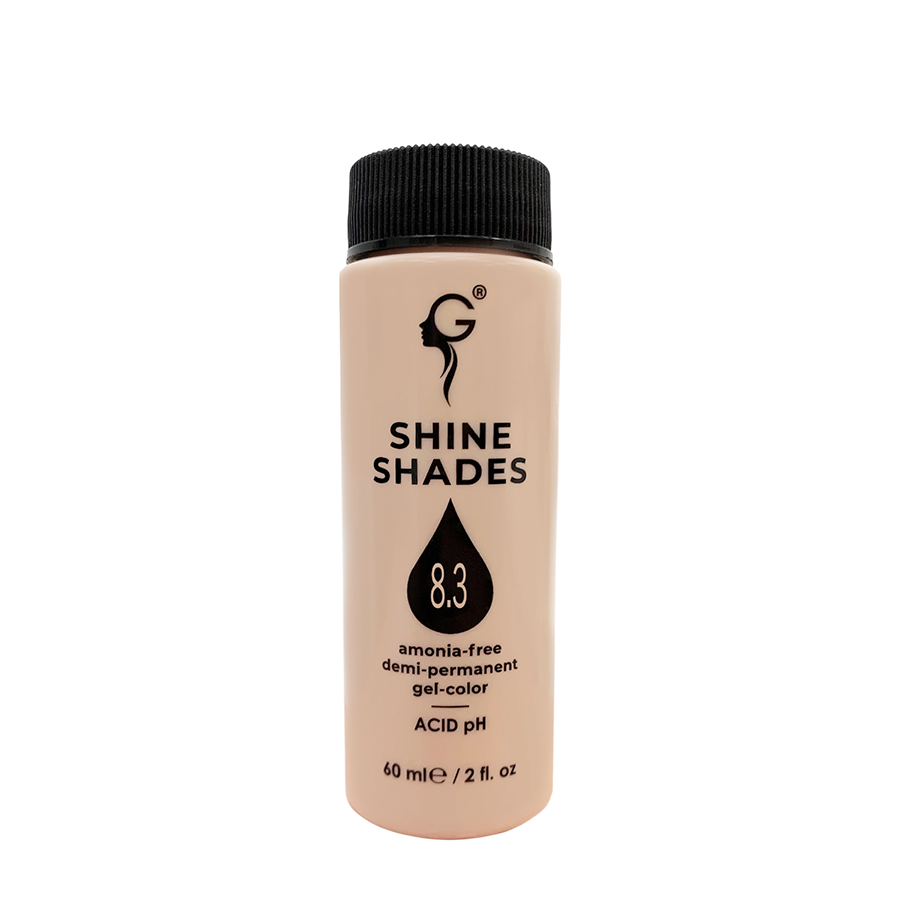 GERA Professional 8.3 гель-краситель для волос без аммиака / Shine Shades 60 мл, фото 2