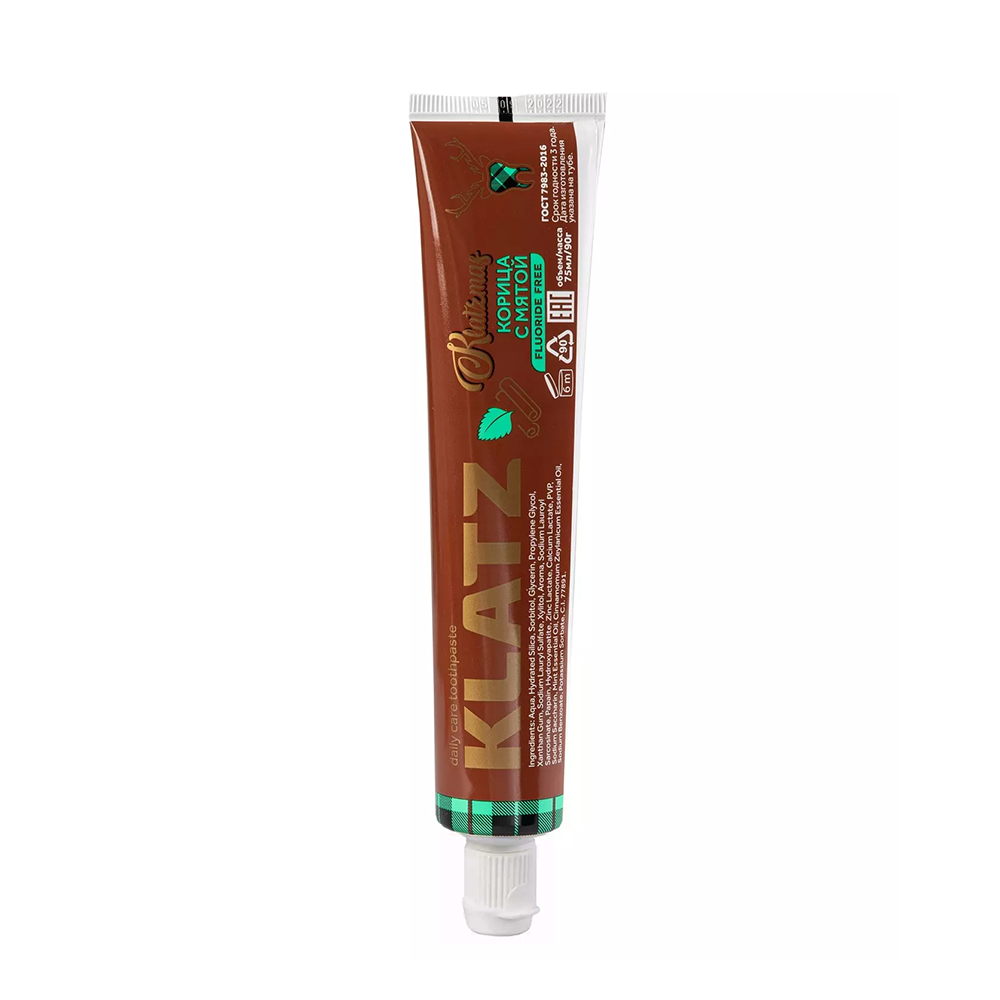 KLATZ Паста зубная Корица с мятой / KLATZmas 75 мл, фото 1
