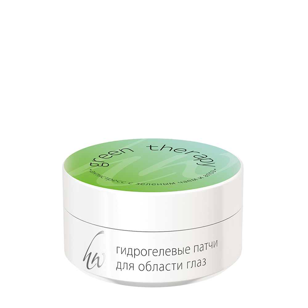 PREMIUM Патчи гидрогелевые антистресс с зеленым чаем и алоэ / Green therapy 60 шт, фото 1