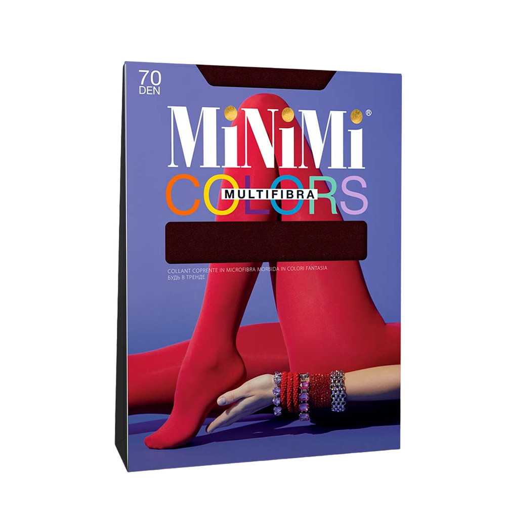MINIMI Колготки винные Mosto 2 / Mini MULTIFIBRA COLORS 70, фото 1