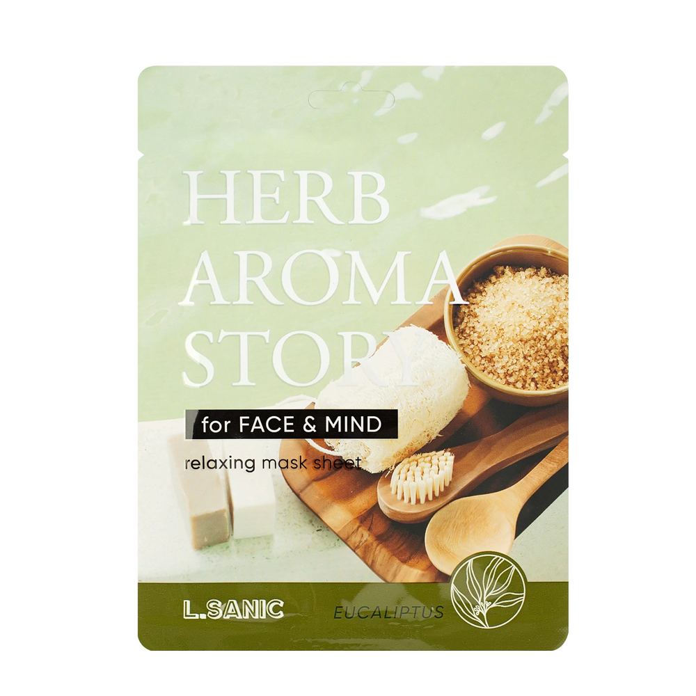 L.SANIC Маска тканевая с экстрактом эвкалипта и эффектом ароматерапии / L.Sanic 25 мл, фото 1