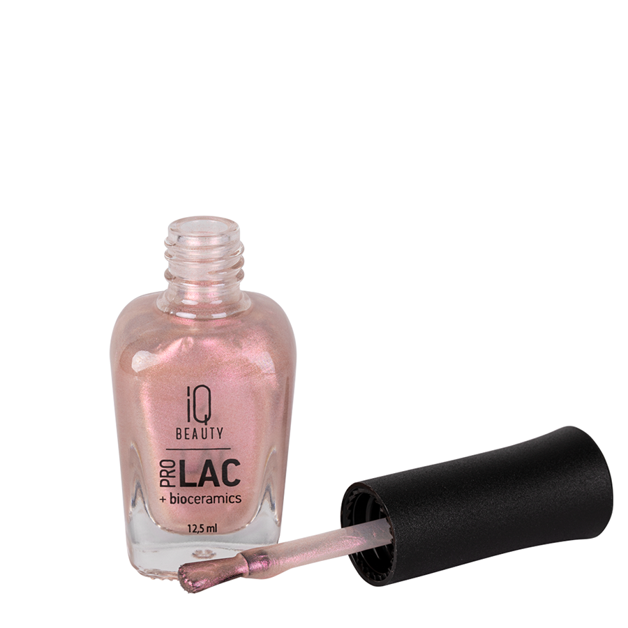 IQ BEAUTY 082 лак профессиональный укрепляющий для ногтей с биокерамикой / Nail polish PROLAC+bioceramics 12,5 мл, фото 4