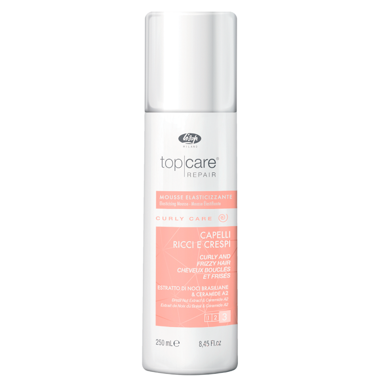 LISAP MILANO Мусс разглаживающий для вьющихся и непослушных волос / Тор Care Repair Elasticising Mousse Curly and Frizzy Hair 250 мл, фото 1