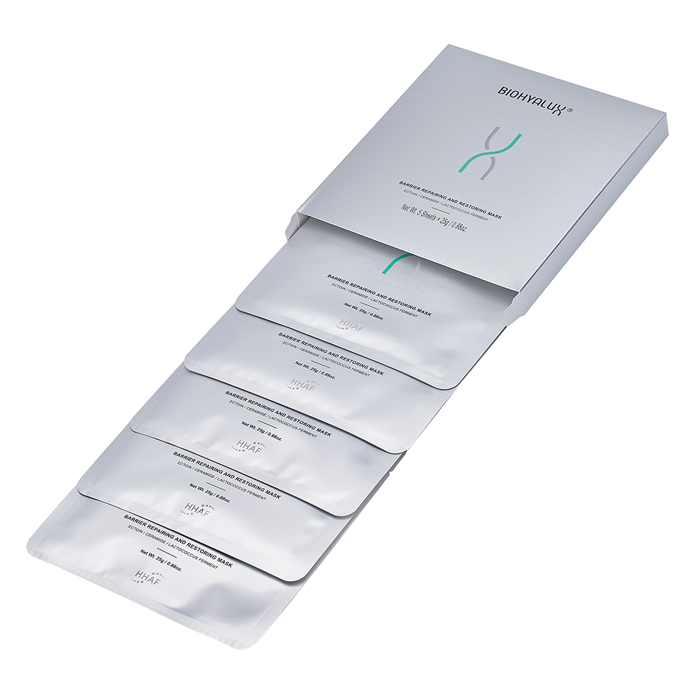 BIOHYALUX Маска для интенсивного восстановления, защиты и укрепления кожи / Barrier Repairing and Restoring Mask 5*25 гр, фото 4