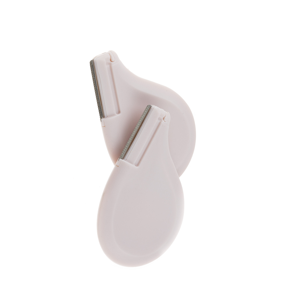 DEWAL BEAUTY Бритва для бровей со съемным лезвием 7,5 см 2 шт, фото 1