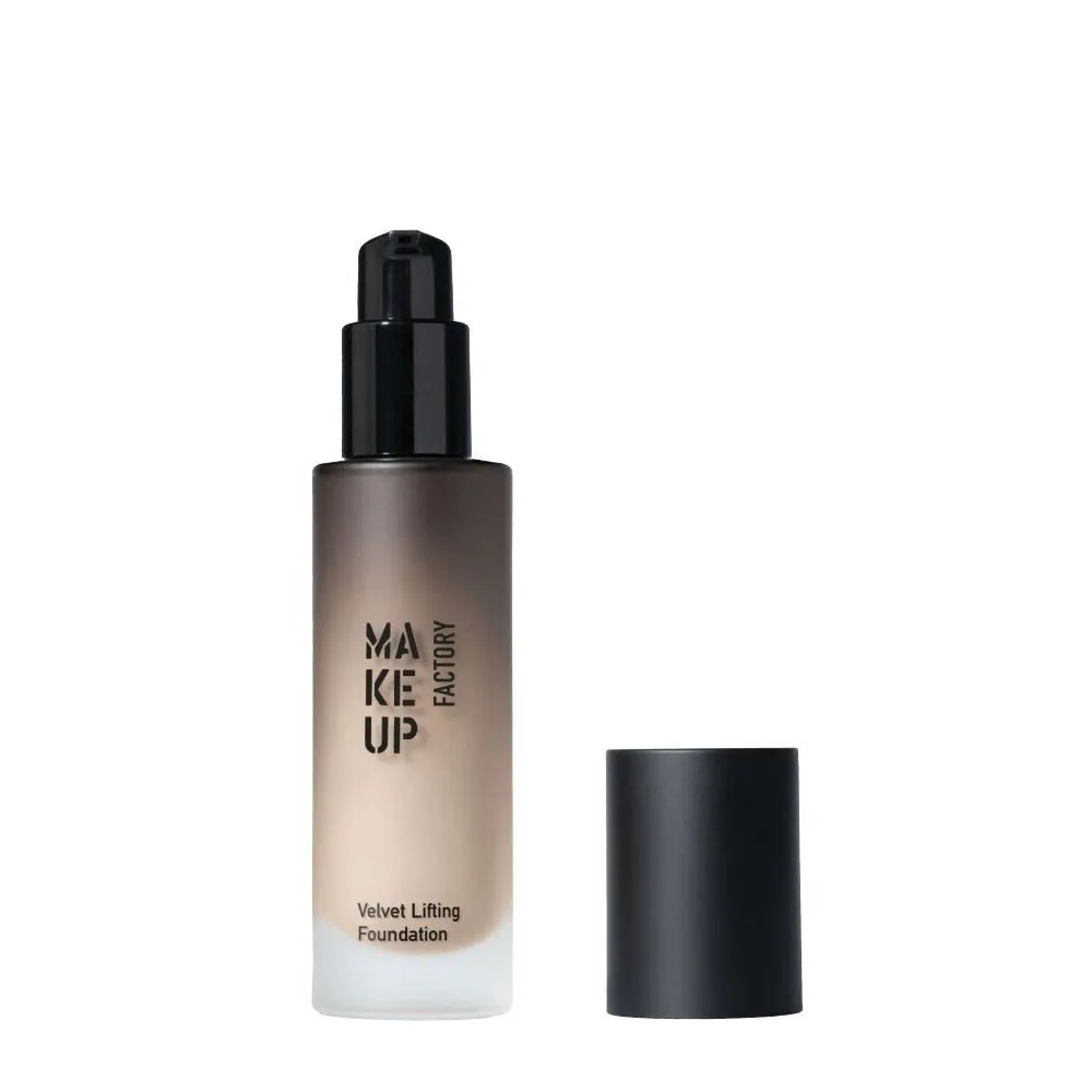 MAKE UP FACTORY Крем тональный с эффектом лифтинга, тон 06 ванильная роза / VELVET LIFTING FOUNDATION 30 мл, фото 2