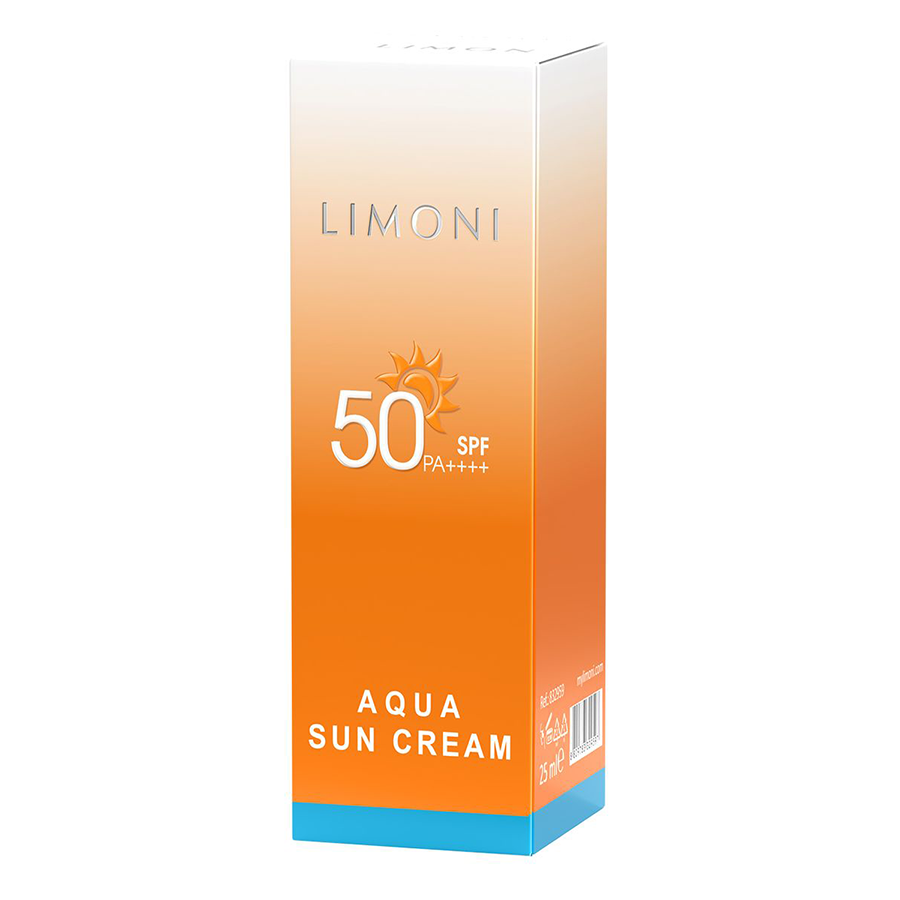 LIMONI Крем солнцезащитный SPF 50+РА++++ / Aqua Sun Cream 25 мл, фото 2
