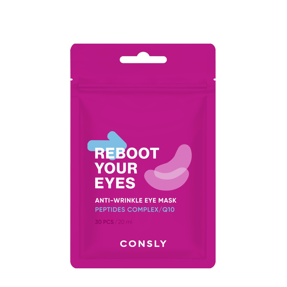 CONSLY Маска-патчи тканевые от морщин для области вокруг глаз с коэнзимом Q10 и пептидами / Consly 30 шт, фото 1