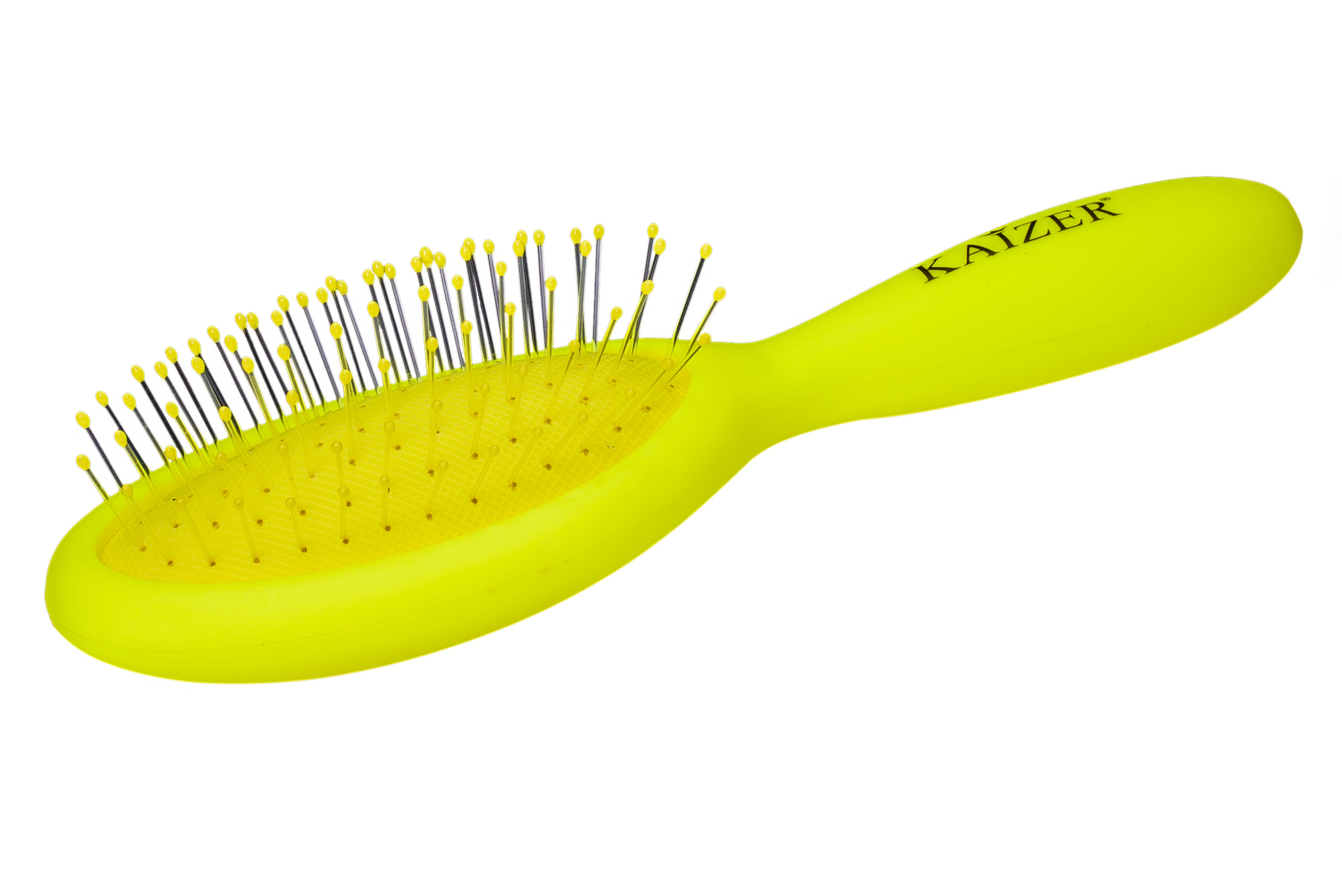 KAIZER Расческа массажная, мини, желтая, фото 6