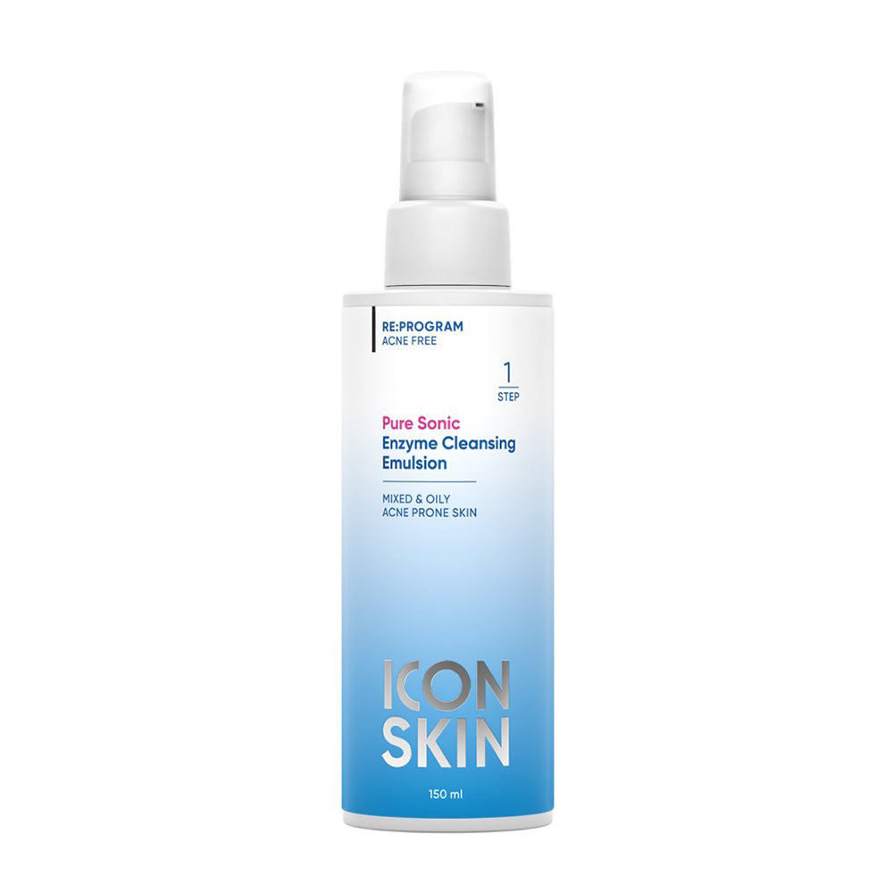 ICON SKIN Эмульсия энзимная для умывания / Re: Program Cleansing Emulsion Pure Sonic 150 мл, фото 1