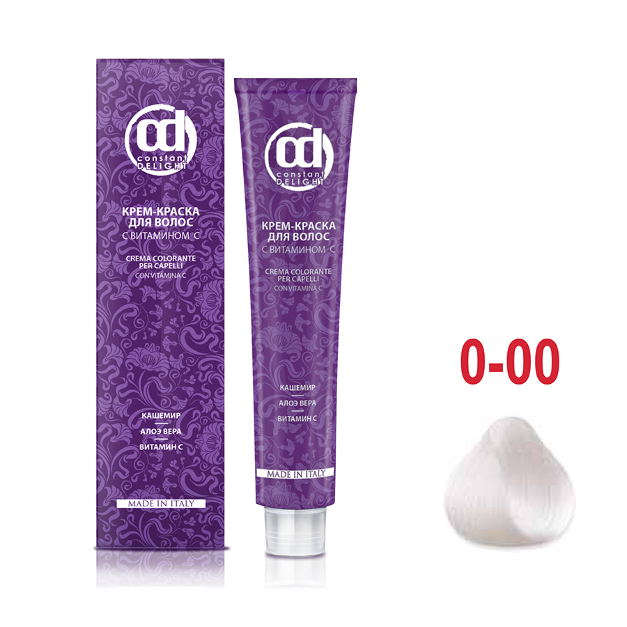 CONSTANT DELIGHT 0/00 краска с витамином С для волос, корректор цвета 100 мл, фото 2
