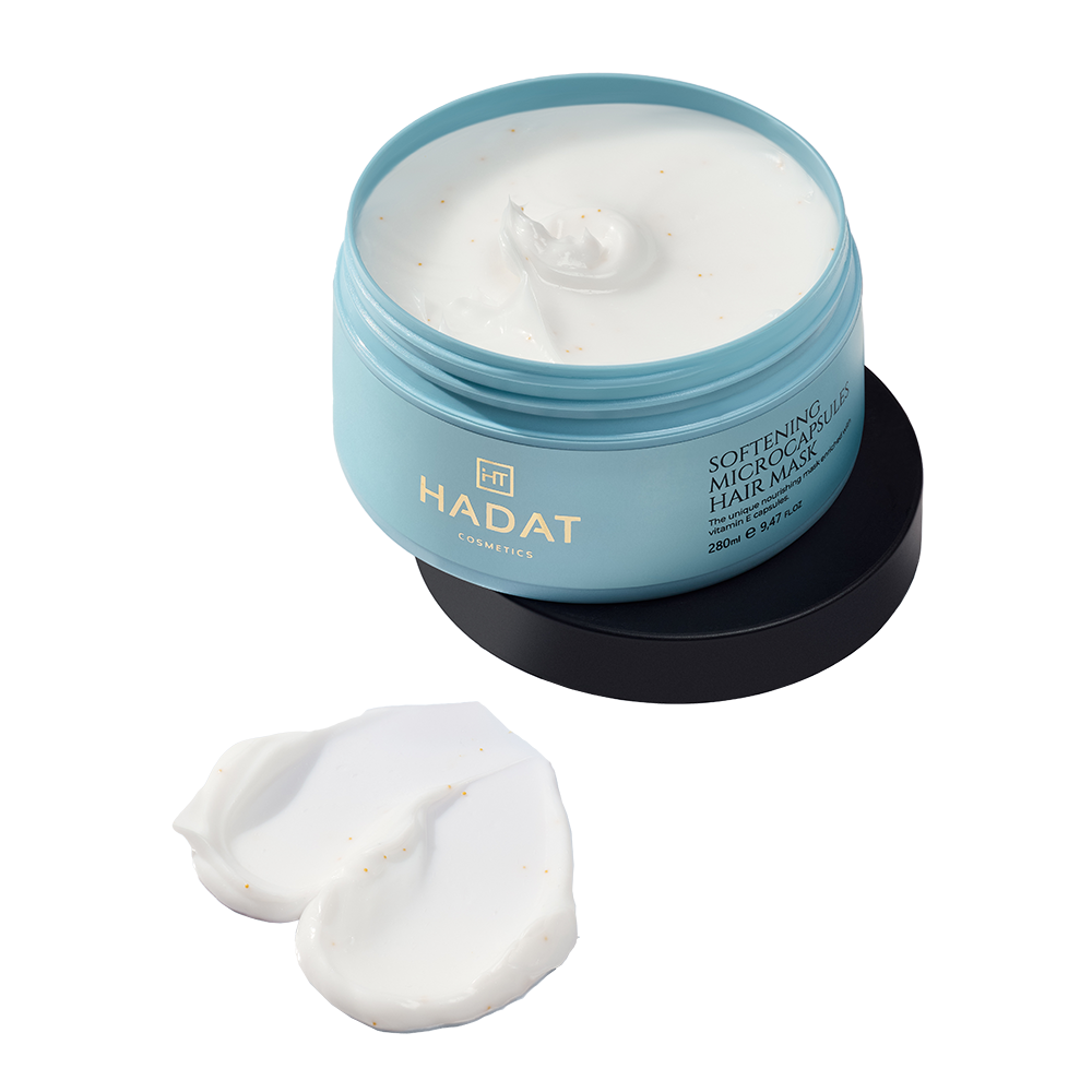 HADAT COSMETICS Маска смягчающая для волос с микрокапсулами / MICROCAPSULE HAIR MASK 280 мл, фото 4