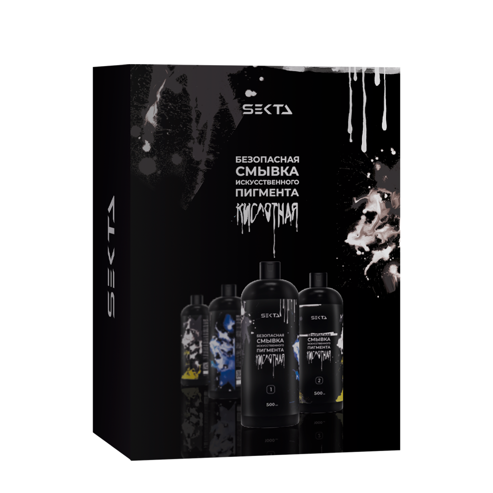 HAIR SEKTA Смывка кислотная / Hair Sekta 2 х 500 мл, фото 1