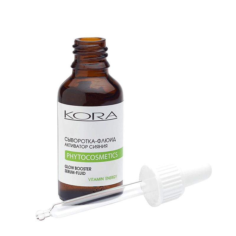 KORA Сыворотка-флюид для лица активатор сияния / KORA 30 мл, фото 2