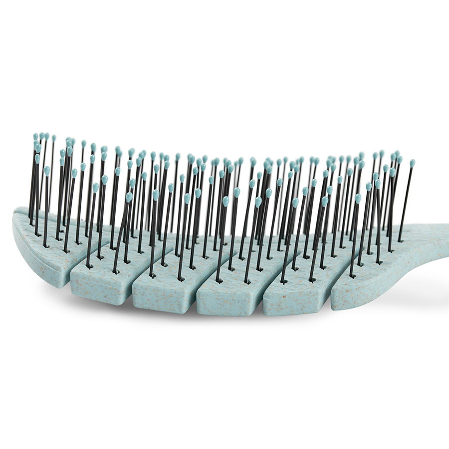 KOSMO SHTUCHKI Расчёска лепестковая малая 5438-M2, голубая / KOSMO SHTUCHKI, фото 3