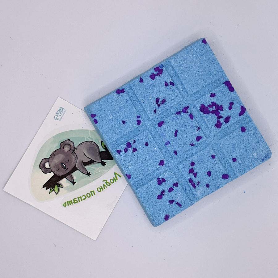 MIPASSIONcorp Бомбочка для ванны миниплитка с тату, ананас и лайм / MiPASSiON 110 гр, фото 2