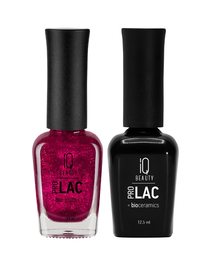 IQ BEAUTY 055 лак для ногтей укрепляющий с биокерамикой / Nail polish PROLAC + bioceramics 12.5 мл, фото 4