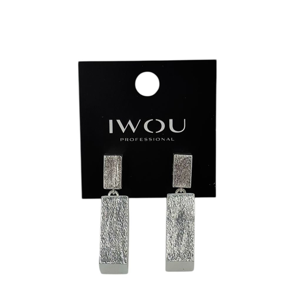 IWOU PROFESSIONAL Серьги Слиток серебра, фото 1
