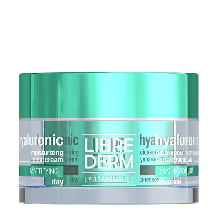LIBREDERM Крем-cica дневной увлажняющий матирующий для жирной кожи / HYALURONIC 50 мл, фото 1