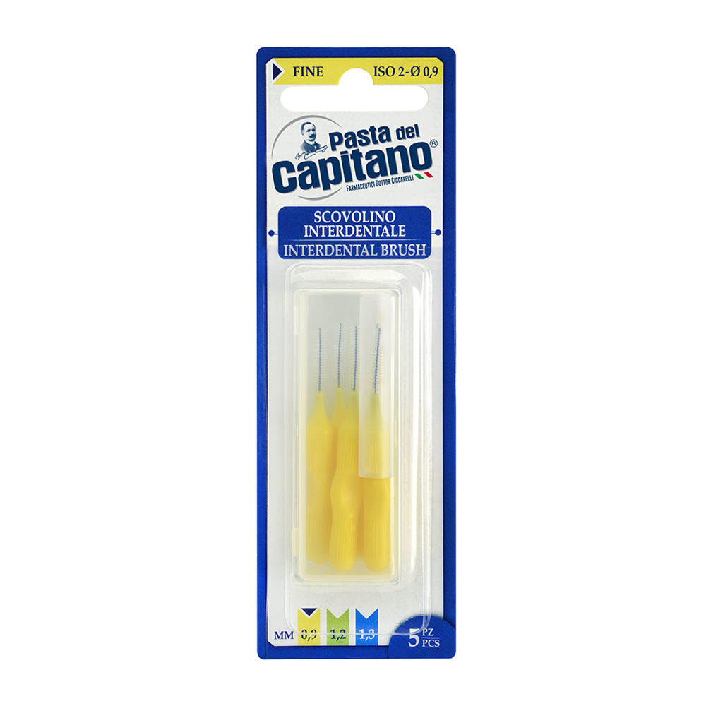 PASTA DEL CAPITANO Ёршики межзубные d 0,9 мм / Interdental Brush Fine d 0,9 mm, 5 шт, фото 1