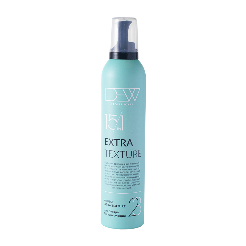 DEW PROFESSIONAL Мусс для волос текстурирущий 15 в 1 / Extra Texture 350 мл, фото 1
