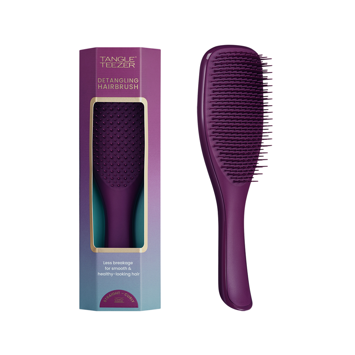 TANGLE TEEZER Расческа для волос / The Ultimate (Wet) Detangler Midnight Plum, фото 6