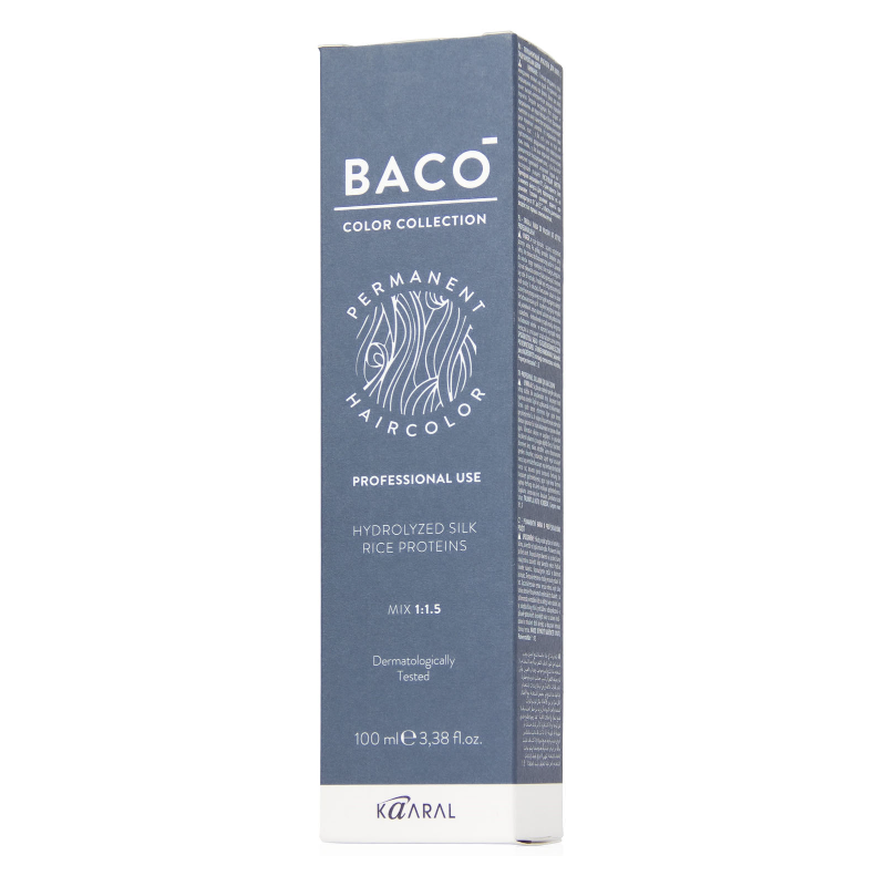 KAARAL 1.0 краска для волос, черный / Baco COLOR 100 мл, фото 3